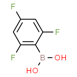 ChemSpider 2D Image | 2,4,6-Trifluorophenylboronic acid | C6H4BF3O2