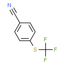 ChemSpider 2D Image | 4-(Trifluoromethylthio)benzonitrile | C8H4F3NS