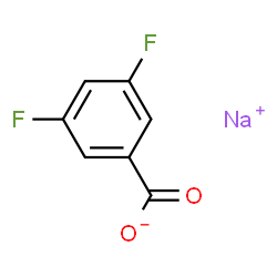 ChemSpider 2D Image | SODIUM 3,5-DIFLUOROBENZOATE | C7H3F2NaO2