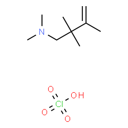 ChemSpider 2D Image | N,N,2,2,3-Pentamethyl-3-buten-1-amine perchlorate (1:1) | C9H20ClNO4