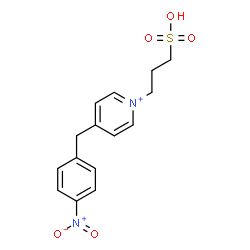 ChemSpider 2D Image | 4-(4-Nitrobenzyl)-1-(3-sulfopropyl)pyridinium | C15H17N2O5S
