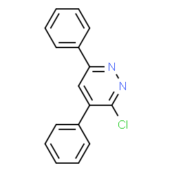 ChemSpider 2D Image | 3-Chloro-4,6-diphenylpyridazine | C16H11ClN2
