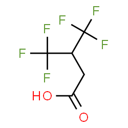 ChemSpider 2D Image | 4,4,4-Trifluoro-3-(trifluoromethyl)butanoic acid | C5H4F6O2
