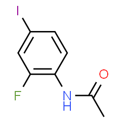 ChemSpider 2D Image | N-(2-Fluoro-4-iodophenyl)acetamide | C8H7FINO