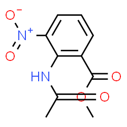 ChemSpider 2D Image | Methyl 2-acetamido-3-nitrobenzoate | C10H10N2O5