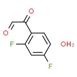 ChemSpider 2D Image | 2,4-Difluorophenylglyoxal hydrate | C8H6F2O3