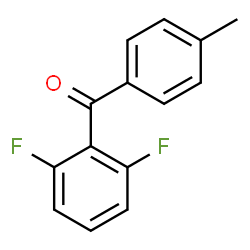 ChemSpider 2D Image | 4'-Methyl-2,6-difluorobenzophnone | C14H10F2O