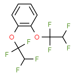 ChemSpider 2D Image | 1,2-Bis(1,1,2,2-tetrafluoroethoxy)benzene | C10H6F8O2