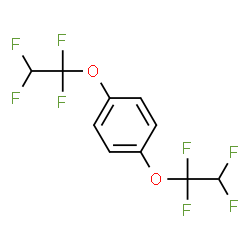 ChemSpider 2D Image | 1,4-Bis(1,1,2,2-tetrafluoroethoxy)benzene | C10H6F8O2