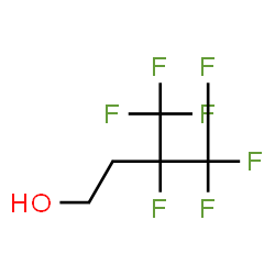 ChemSpider 2D Image | 3,4,4,4-Tetrafluoro-3-(trifluoromethyl)-1-butanol | C5H5F7O