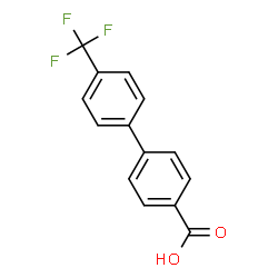 ChemSpider 2D Image | 4'-(Trifluoromethyl)-4-biphenylcarboxylic acid | C14H9F3O2