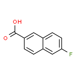 ChemSpider 2D Image | 6-Fluoro-2-naphthoic acid | C11H7FO2