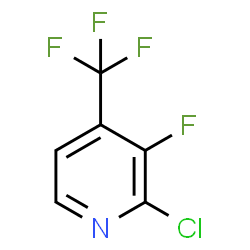 ChemSpider 2D Image | 2-Chloro-3-fluoro-4-(trifluoromethyl)pyridine | C6H2ClF4N