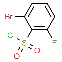 ChemSpider 2D Image | 2-Bromo-6-fluorobenzenesulfonyl chloride | C6H3BrClFO2S