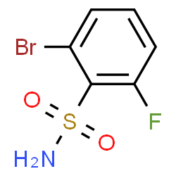 ChemSpider 2D Image | 2-Bromo-6-fluorobenzenesulfonamide | C6H5BrFNO2S