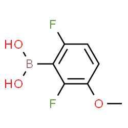 ChemSpider 2D Image | 2,6-Difluoro-3-methoxyphenylboronic acid | C7H7BF2O3