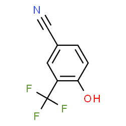 ChemSpider 2D Image | 5-Cyano-2-hydroxybenzotrifluoride | C8H4F3NO