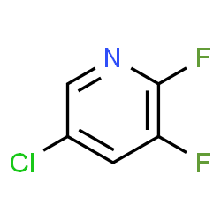 ChemSpider 2D Image | 5-Chloro-2,3-difluoropyridine | C5H2ClF2N