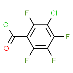 ChemSpider 2D Image | 3-CHLORO-2,4,5,6-TETRAFLUOROBENZOYL CHLORIDE | C7Cl2F4O