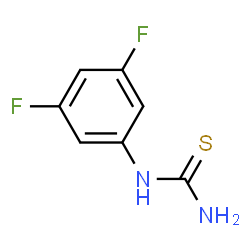 ChemSpider 2D Image | 1-(3,5-Difluorophenyl)thiourea | C7H6F2N2S