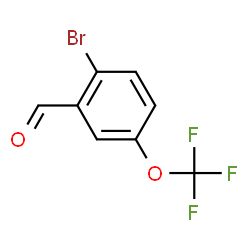 ChemSpider 2D Image | 2-Bromo-5-(trifluoromethoxy)benzaldehyde | C8H4BrF3O2