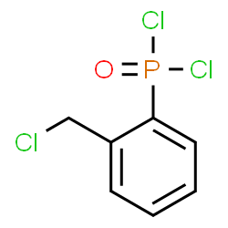 ChemSpider 2D Image | [2-(Chloromethyl)phenyl]phosphonic dichloride | C7H6Cl3OP