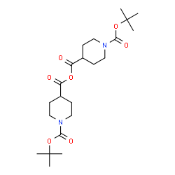 ChemSpider 2D Image | 1-{[(2-Methyl-2-propanyl)oxy]carbonyl}-4-piperidinecarboxylic anhydride | C22H36N2O7