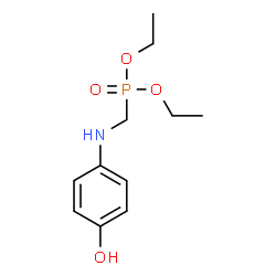 ChemSpider 2D Image | Diethyl {[(4-hydroxyphenyl)amino]methyl}phosphonate | C11H18NO4P