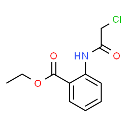 ChemSpider 2D Image | Ethyl 2-(2-chloroacetamido)benzoate | C11H12ClNO3
