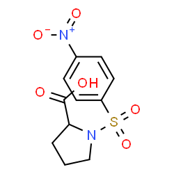 ChemSpider 2D Image | 1-[(4-Nitrophenyl)sulfonyl]proline | C11H12N2O6S