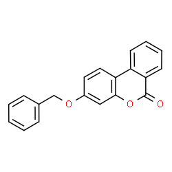 ChemSpider 2D Image | 3-(Benzyloxy)-6H-benzo[c]chromen-6-one | C20H14O3