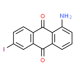 ChemSpider 2D Image | 1-Amino-6-iodo-9,10-anthraquinone | C14H8INO2