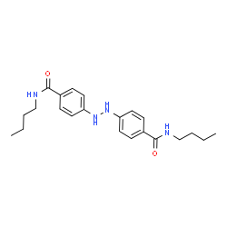 ChemSpider 2D Image | 4,4'-(1,2-Hydrazinediyl)bis(N-butylbenzamide) | C22H30N4O2