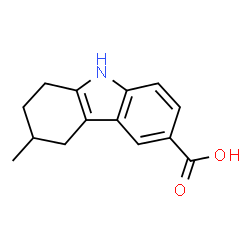 ChemSpider 2D Image | 2,3,4,9-Tetrahydro-3-methyl-1H-carbazole-6-carboxylic acid | C14H15NO2
