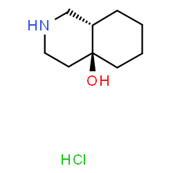 ChemSpider 2D Image | Octahydroisoquinolin-4α-ol | C9H18ClNO