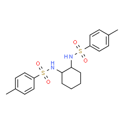 ChemSpider 2D Image | N,N'-1,2-Cyclohexanediylbis(4-methylbenzenesulfonamide) | C20H26N2O4S2