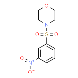 ChemSpider 2D Image | 4-(3-nitrophenylsulfonyl)morpholine | C10H12N2O5S