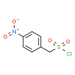 ChemSpider 2D Image | 4-Nitrobenzenemethanesulfonyl chloride | C7H6ClNO4S