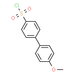 ChemSpider 2D Image | 4'-Methoxy-4-biphenylsulfonyl chloride | C13H11ClO3S