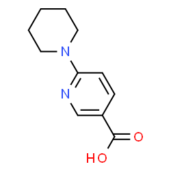 ChemSpider 2D Image | 6-(Piperidino)nicotinic acid | C11H14N2O2