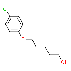 ChemSpider 2D Image | 5-(4-Chlorophenoxy)-1-pentanol | C11H15ClO2