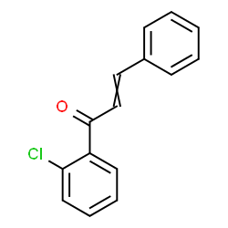 ChemSpider 2D Image | 1-(2-Chlorophenyl)-3-phenyl-2-propen-1-one | C15H11ClO