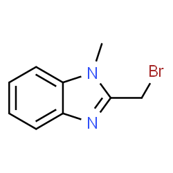 ChemSpider 2D Image | 2-(Bromomethyl)-1-methyl-1H-benzimidazole | C9H9BrN2