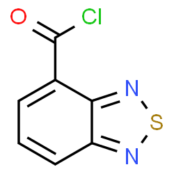 ChemSpider 2D Image | 2,1,3-Benzothiadiazole-4-carbonyl chloride | C7H3ClN2OS