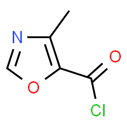 ChemSpider 2D Image | 4-Methyloxazole-5-carbonyl chloride | C5H4ClNO2