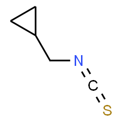 ChemSpider 2D Image | (Isothiocyanatomethyl)cyclopropane | C5H7NS
