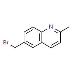 ChemSpider 2D Image | 6-(Bromomethyl)-2-methylquinoline | C11H10BrN