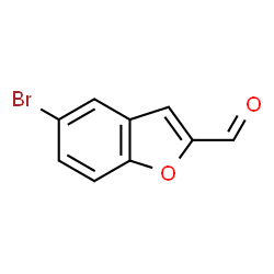 ChemSpider 2D Image | 5-bromobenzofuran-2-carbaldehyde | C9H5BrO2