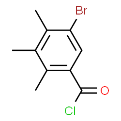 ChemSpider 2D Image | 5-BROMO-2,3,4-TRIMETHYLBENZOYL CHLORIDE | C10H10BrClO