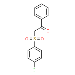 ChemSpider 2D Image | 2-[(4-Chlorophenyl)sulfonyl]-1-phenylethanone | C14H11ClO3S